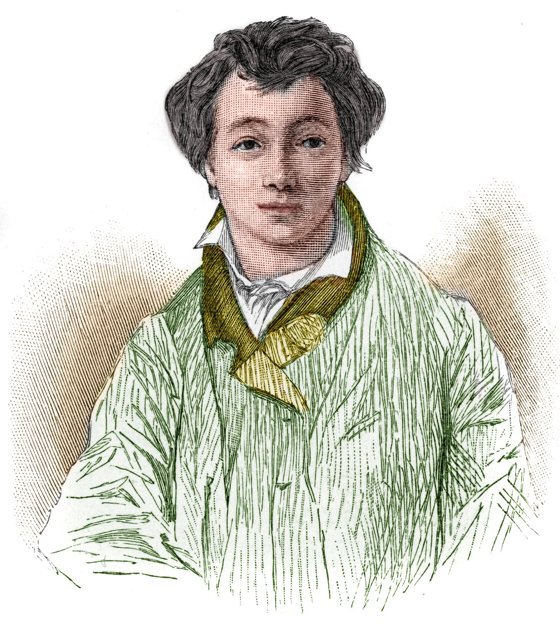 Christian Johann Heinrich Heine (1797-1856) német költő és újságíró portréja. alkotó: Unknown artist