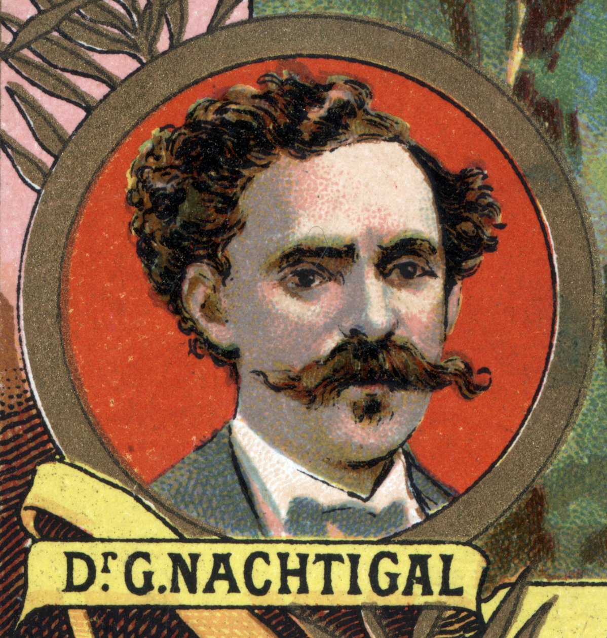 századi német orvos, Gustave Nachtigal doktor portréja. alkotó: Unknown artist