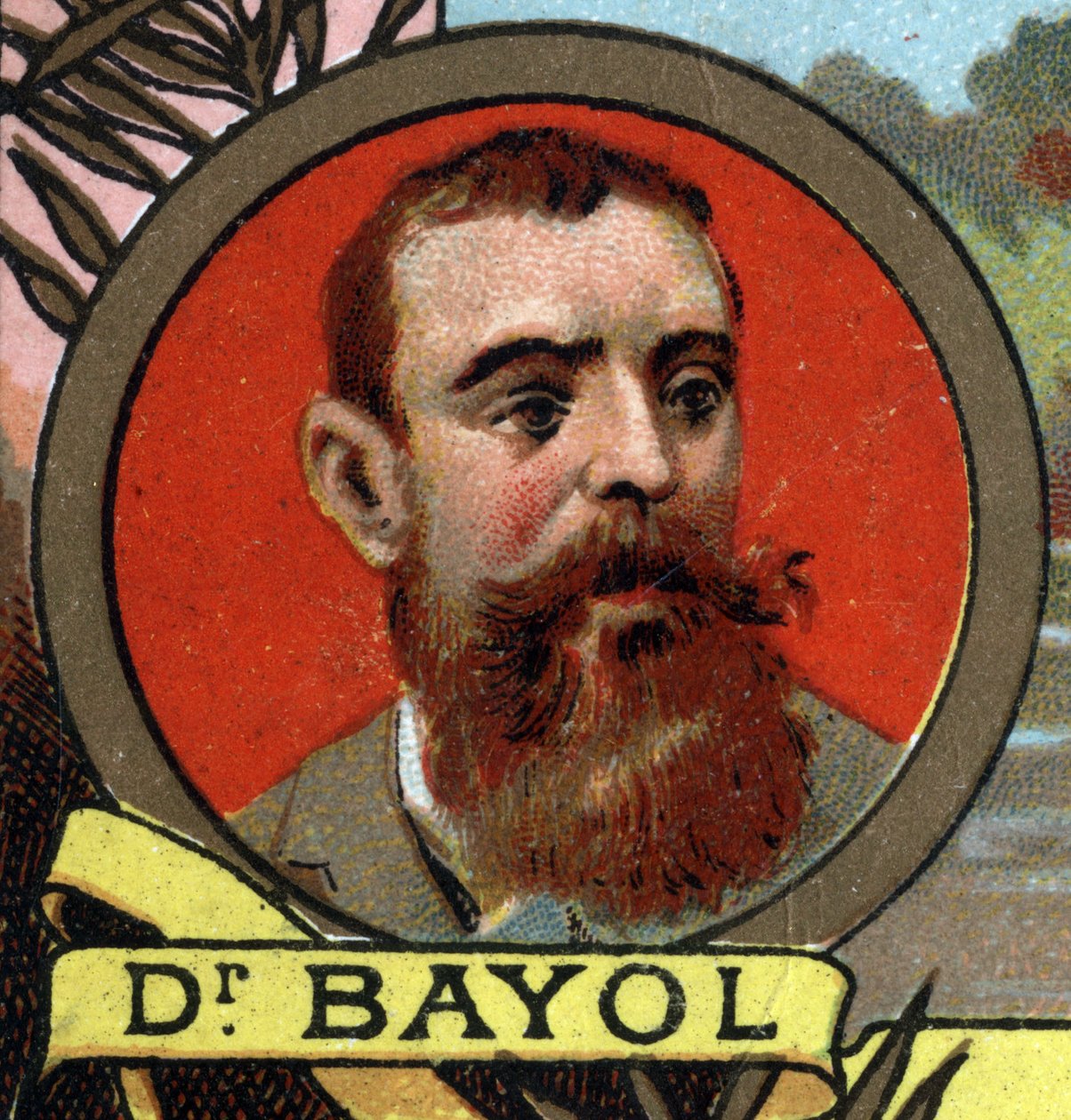 Dr. Bayol Felső-Niger felfedezőjének portréja. alkotó: Unknown artist
