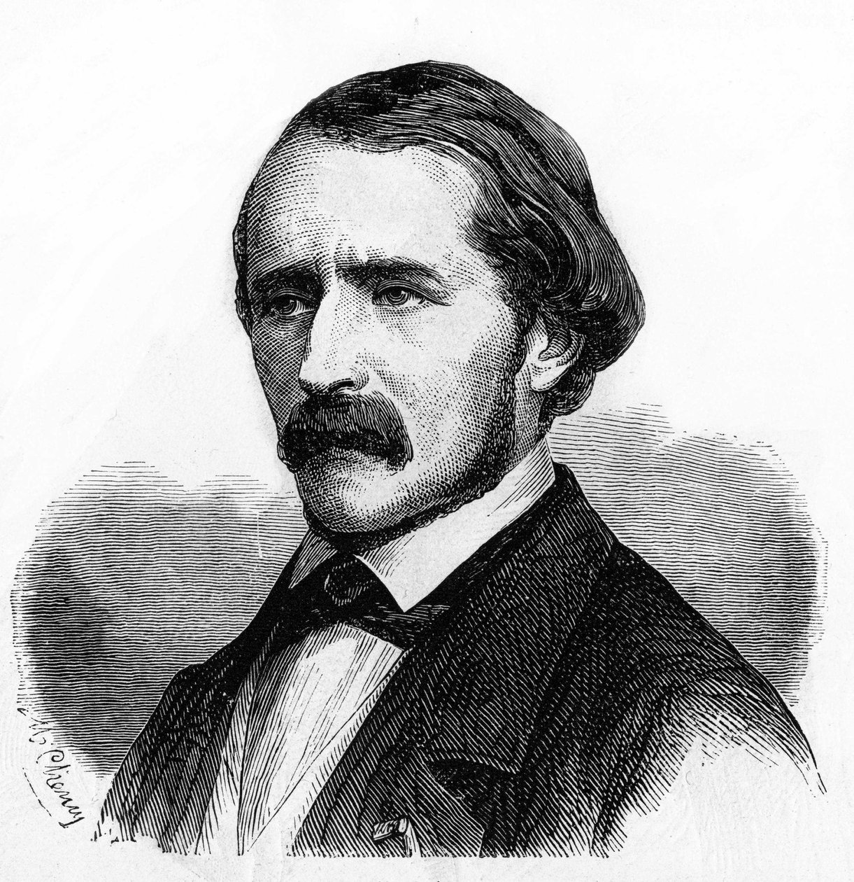 Emile Saisset francia filozófus portréja. 1814-1863. alkotó: Unknown artist