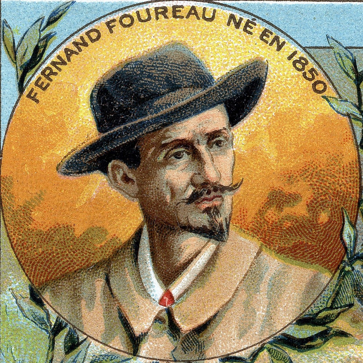 Fernand Foureau portréja. Francia felfedező (-1850 - 1914). alkotó: Unknown artist