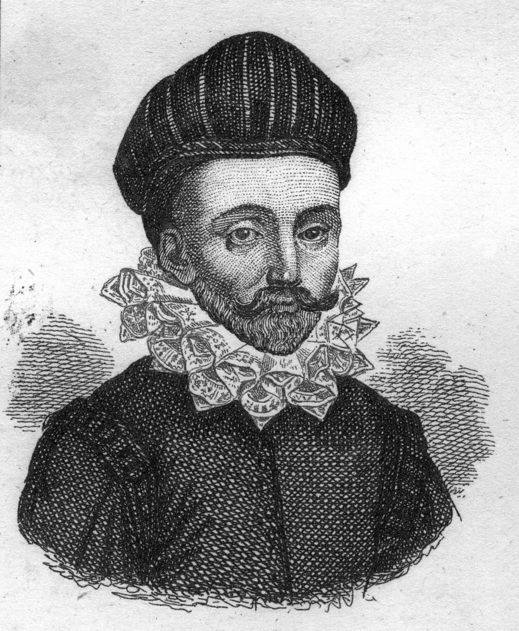 François GAUCHER portréja, Scevole de SAINT MARTHE. századi francia író. 1835-ös metszet. alkotó: Unknown artist