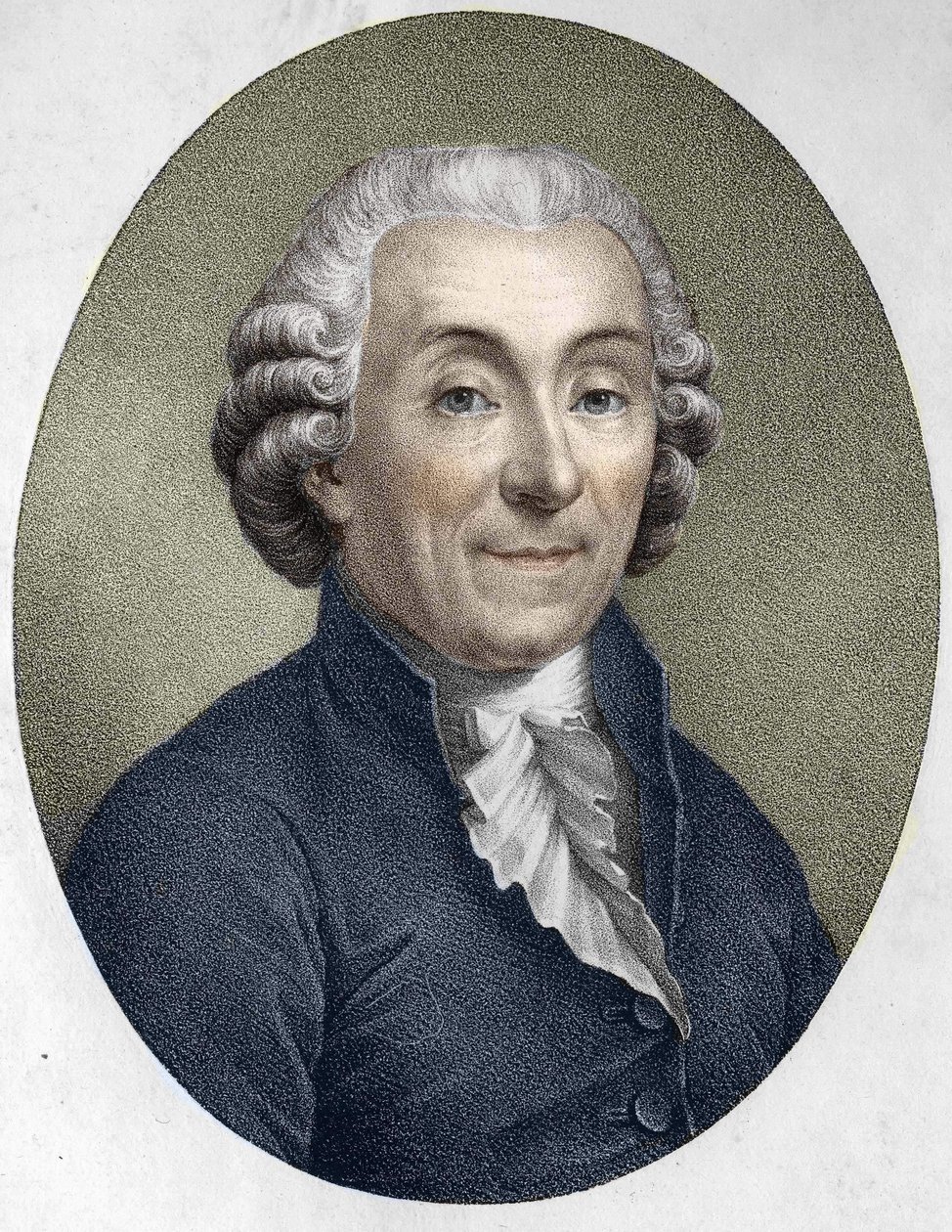 Gabriel Bonnot de Mably portréja. Francia moralista, történész és közgazdász (1709-1785). alkotó: Unknown artist