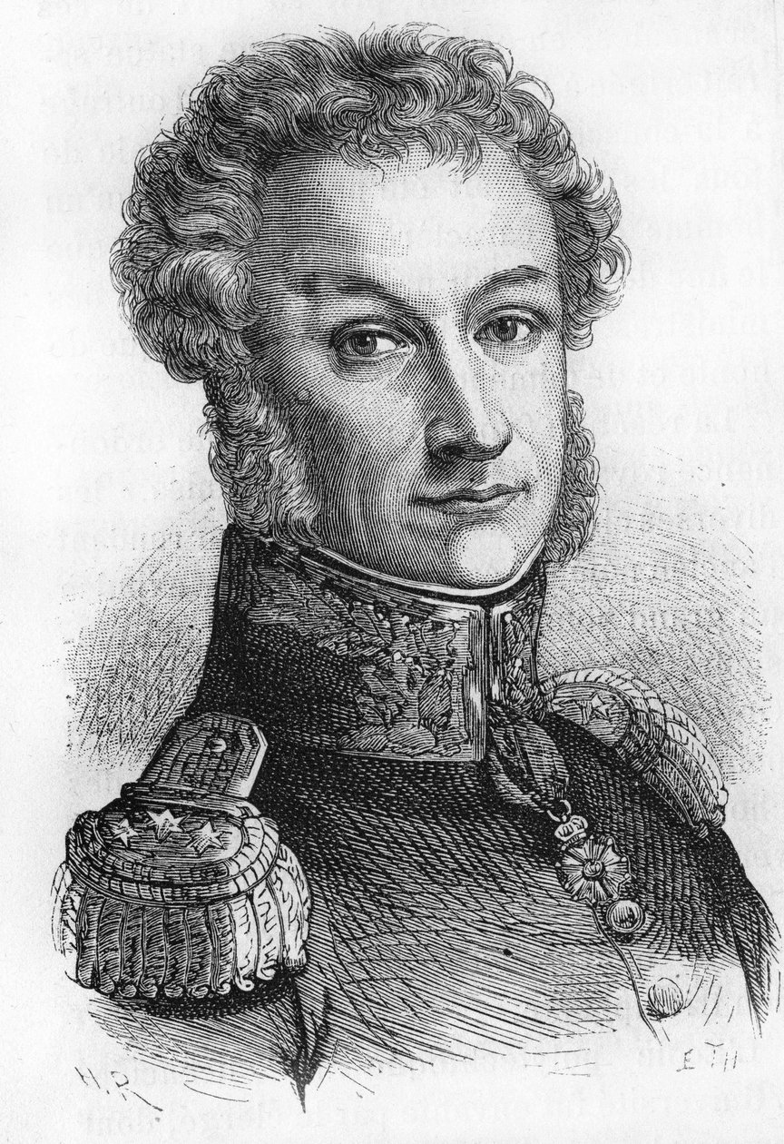 Cambronne tábornok portréja.Cambronne Viccount.Francia tábornok (1770-1842). alkotó: Unknown artist