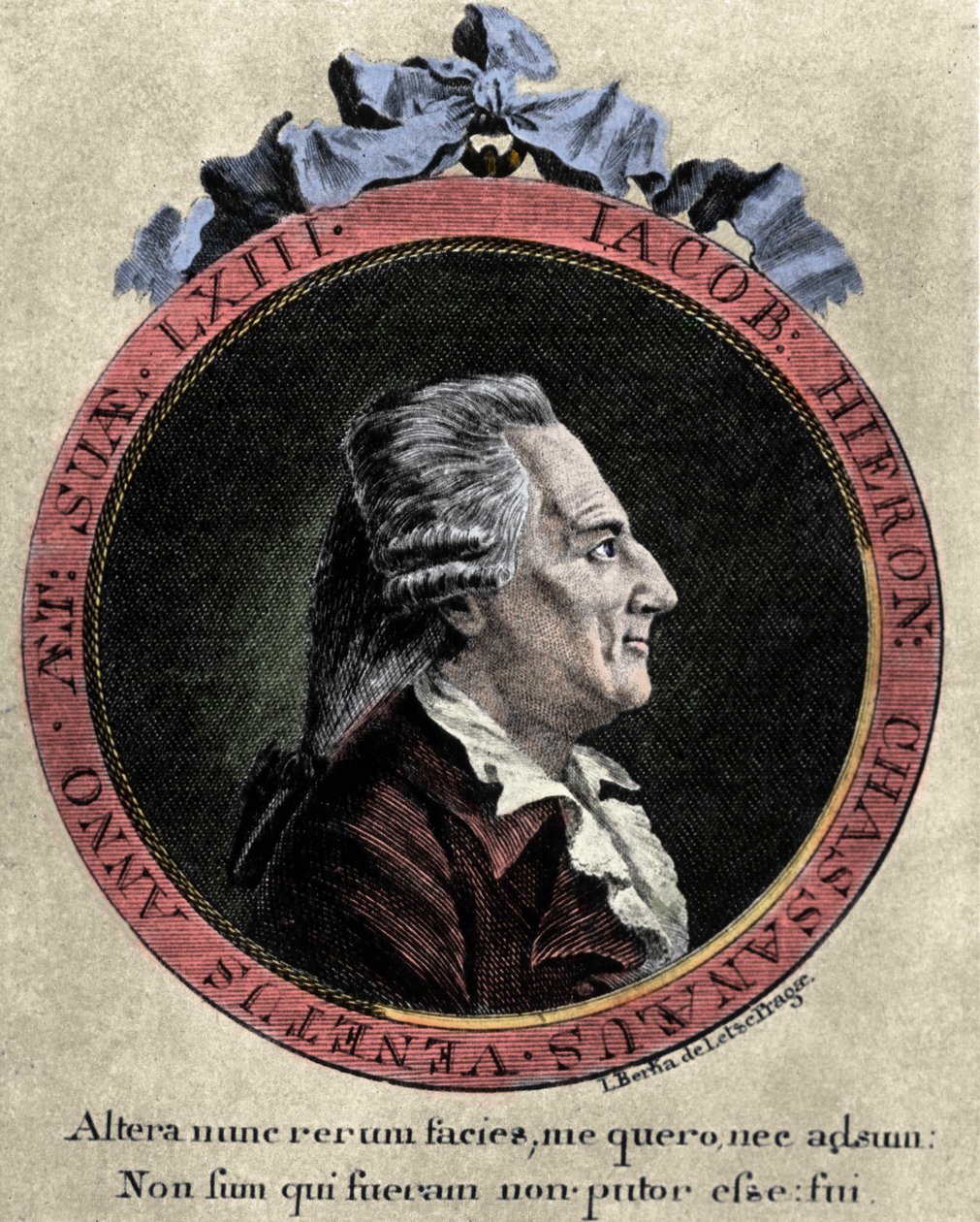 Giovanni Giacomo Casanova (1725-1798) olasz kalandor és író portréja. Johann Berka portréja az „Icosameron” című filmből vagy Edward és Elizabeth története című filmből, akik nyolcvanegy évet töltenek a Megamicreekkel, a Protokozmosz őslakosaival. alkotó: Unknown artist