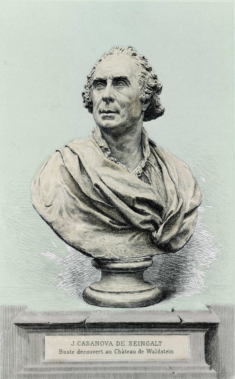 Giovanni Giacomo Casanova (1725-1798) olasz kalandor és író portréja. alkotó: Unknown artist
