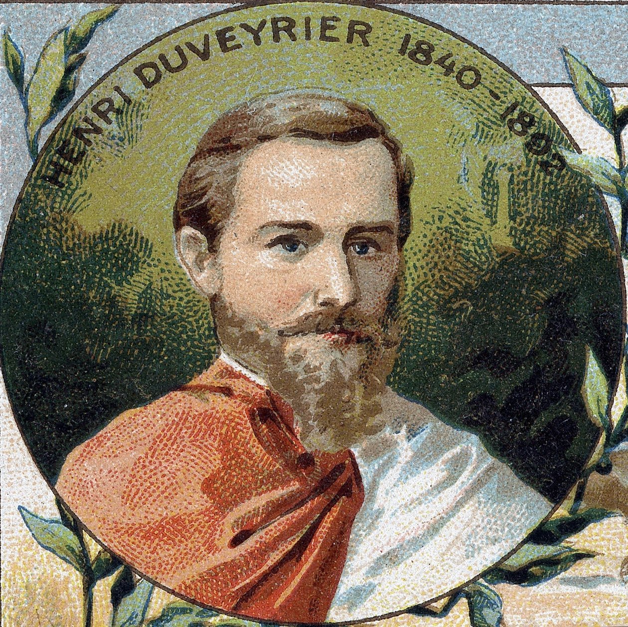 Henri Duveyrier portréja. Francia földrajztudós és utazó (1840-1892). alkotó: Unknown artist
