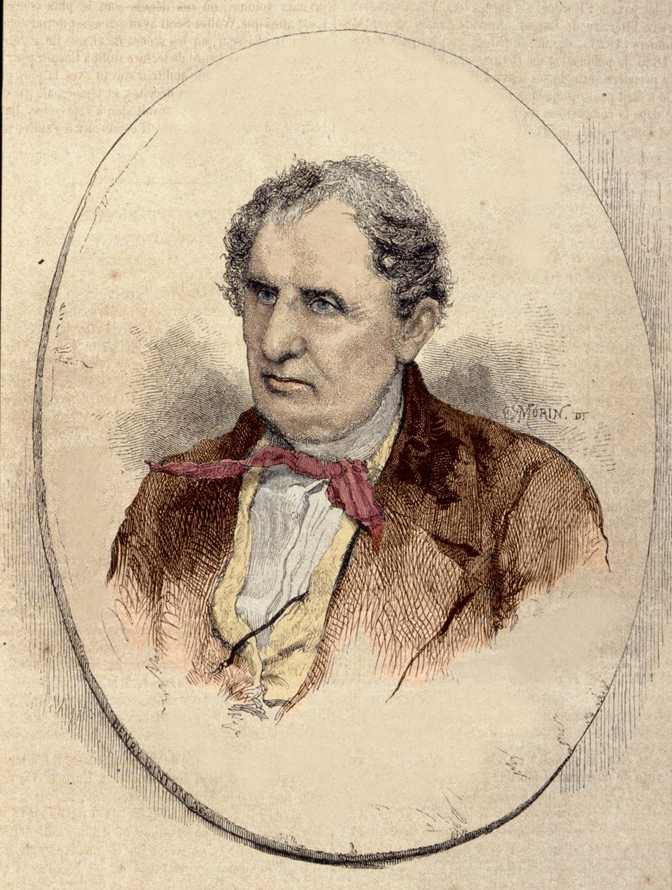 James Fenimore Cooper (1789-1851) amerikai regényíró portréja. alkotó: Unknown artist