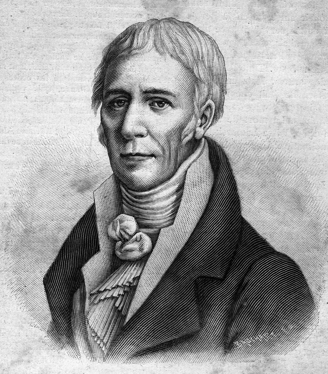 Jean Baptiste Lamarck (1744-1829) portréja. - a „Les Contemporains”-ban, 19. század végén. alkotó: Unknown artist