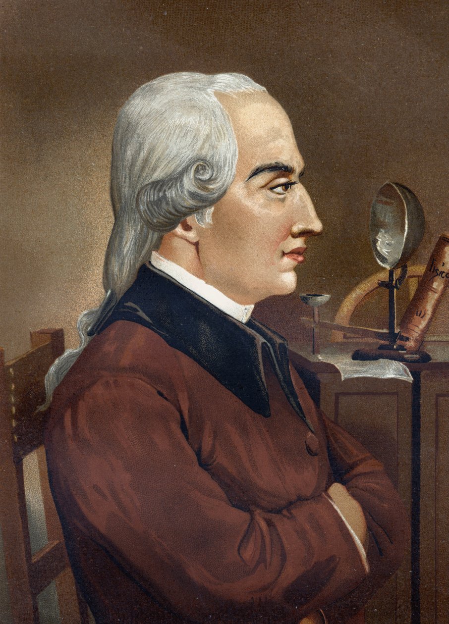 Fekete József portréja. skót fizikus és kémikus (Bordeaux alkotó: Unknown artist