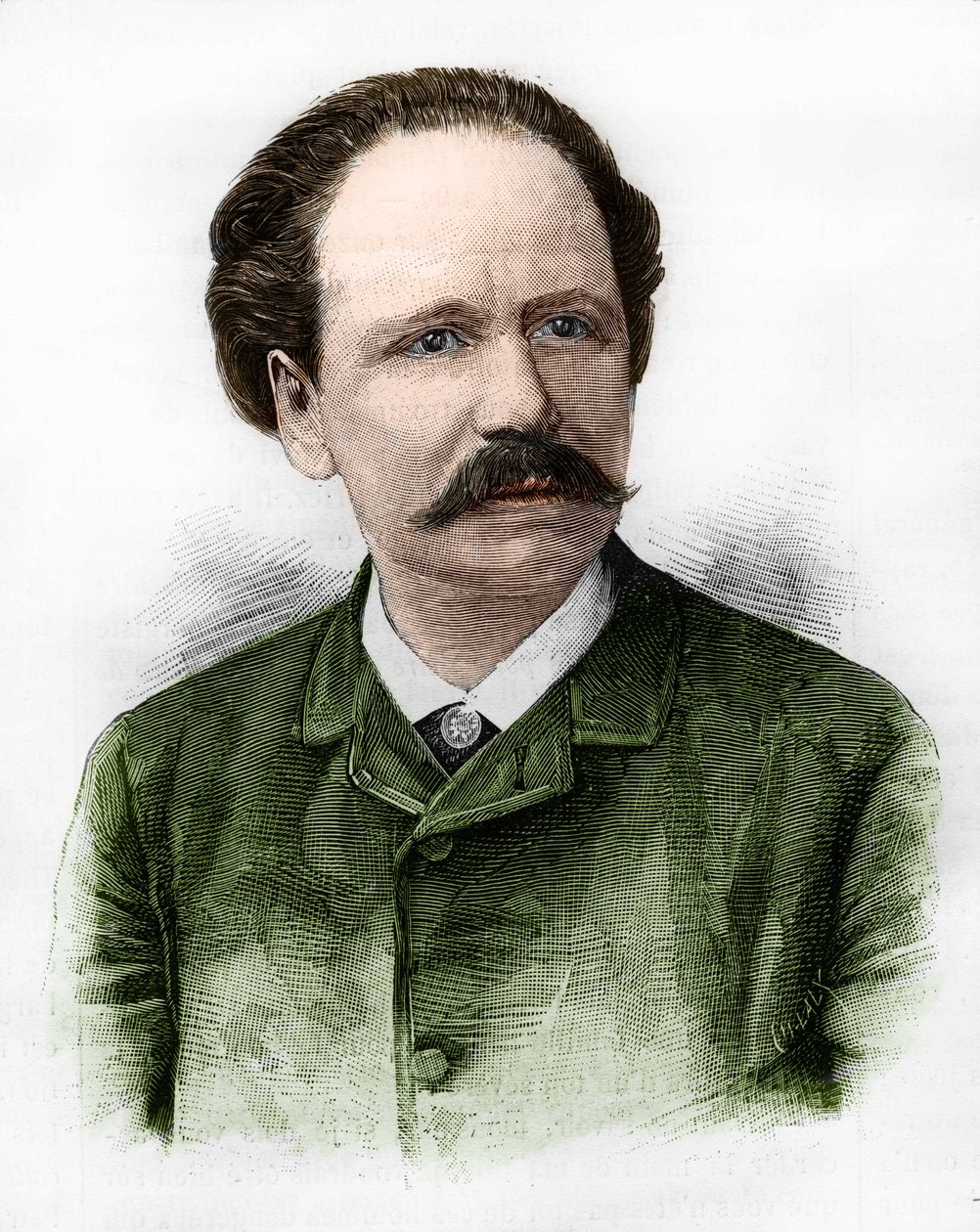 Jules Massenet (1842-1912) francia zeneszerző portréja. alkotó: Unknown artist