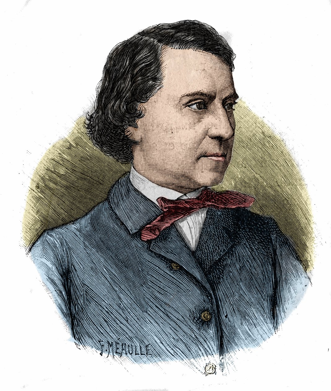 Louis Blanc francia politikus és történész (1811-1882) portréja. alkotó: Unknown artist