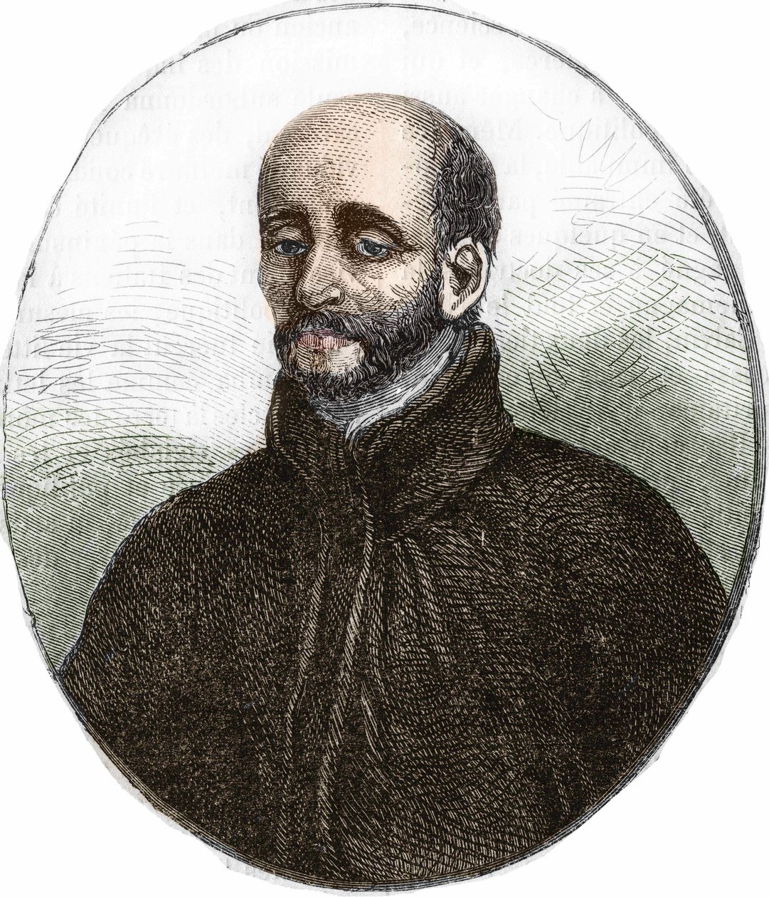 Loyolai Szent Ignác (1491-1556), a Jézus Társaság alapítójának portréja. alkotó: Unknown artist