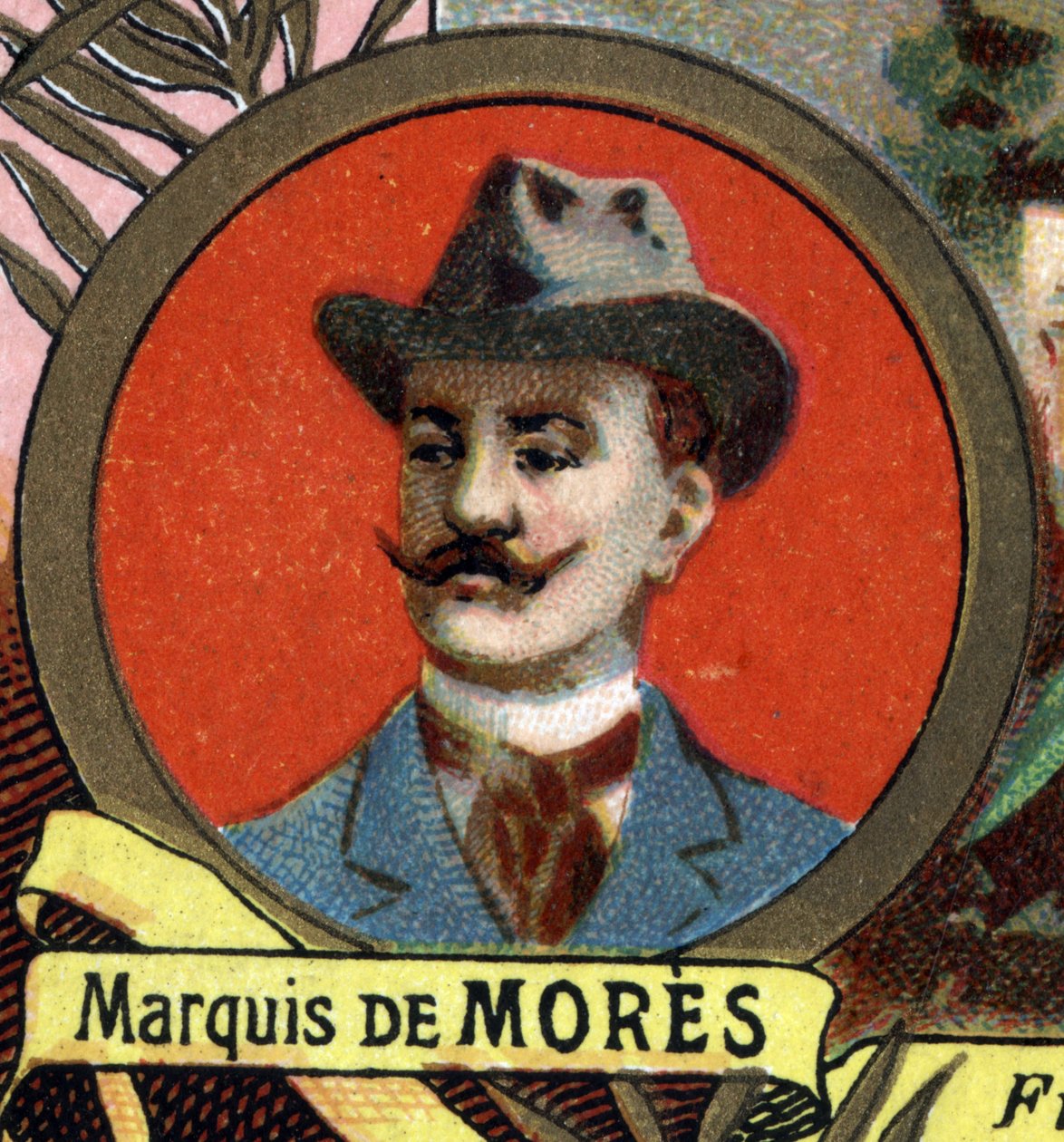 de Mores márki portréja alkotó: Unknown artist