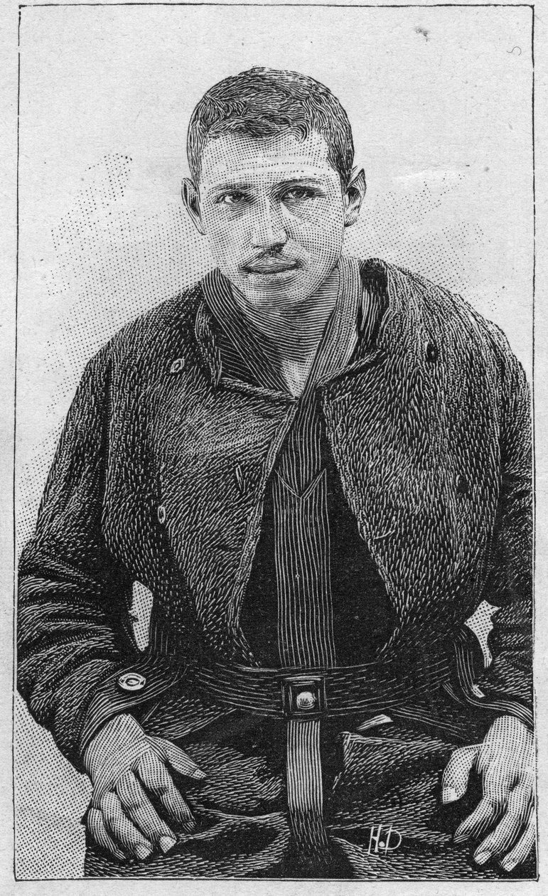 az anarchista Caserio Santo Sadi Carnot elnök (1837-1894) bérgyilkosa. alkotó: Unknown artist