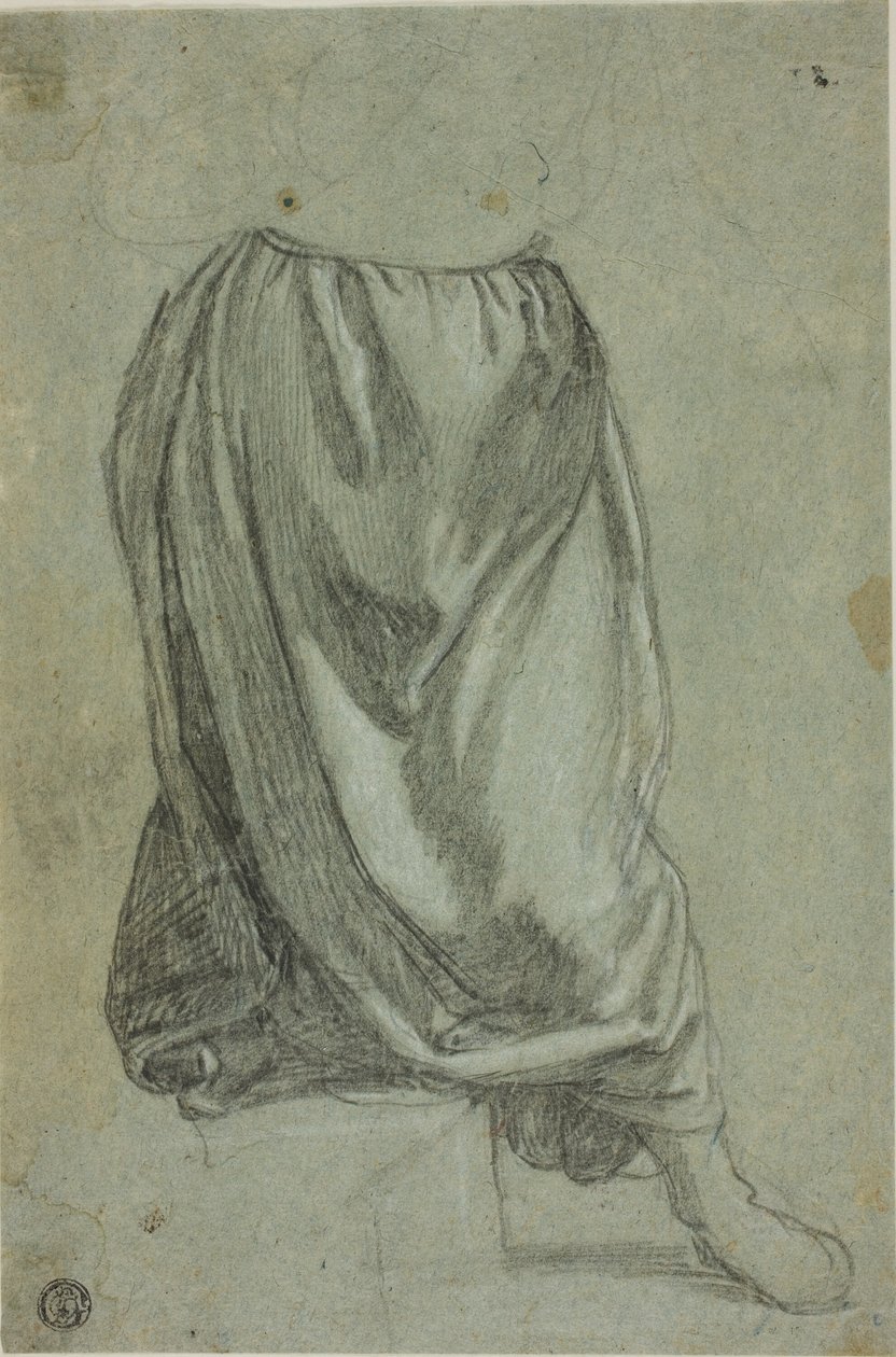 Drapéria vázlat alkotó: Unknown Florentine
