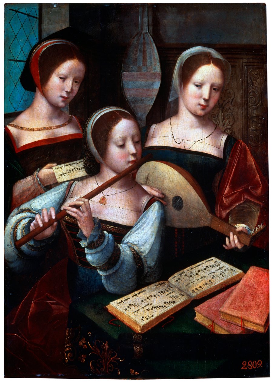 „Zeneszek”, 1530-1540 alkotó: Unknown Old Master