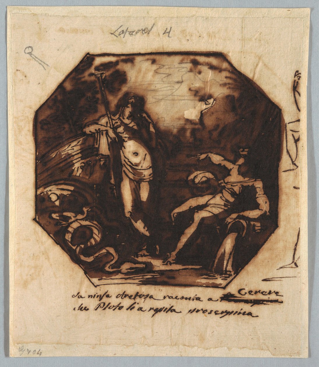 Rajz, Ceres a Proserpina megerőszakolásáról szól, 1812 alkotó: Unknown artistUnknown artist