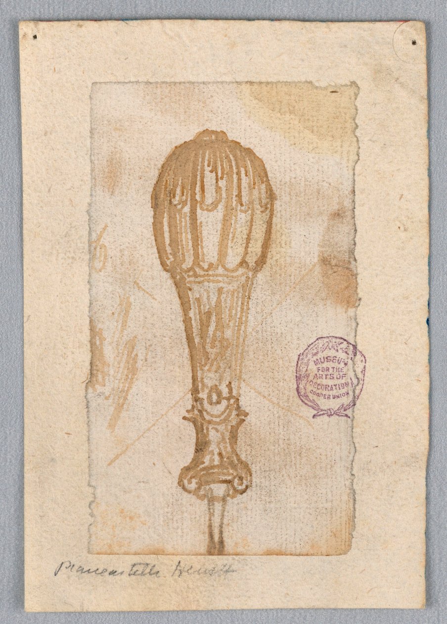 Rajz, Design a Handle, 17-19. század alkotó: Unknown artistUnknown artist