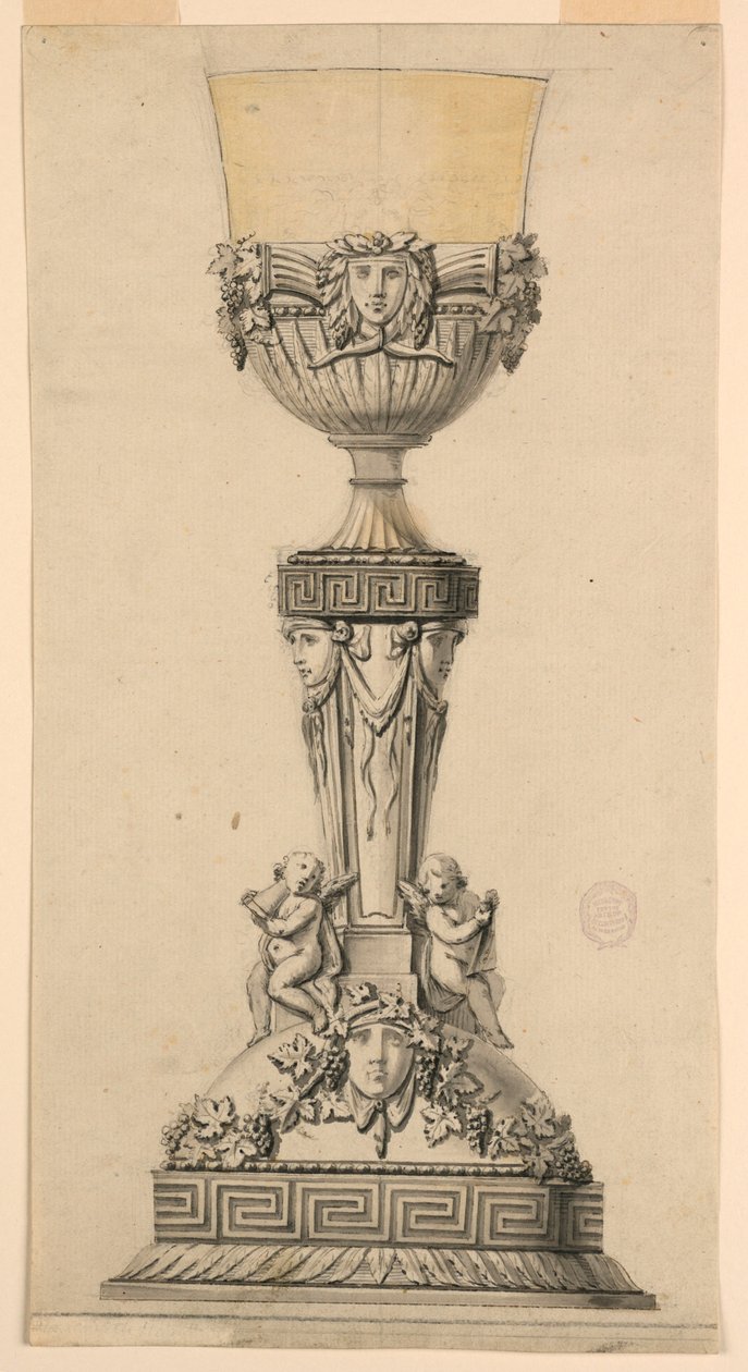 Rajz, kehelyterv, 1800-1830 alkotó: Unknown artistUnknown artist