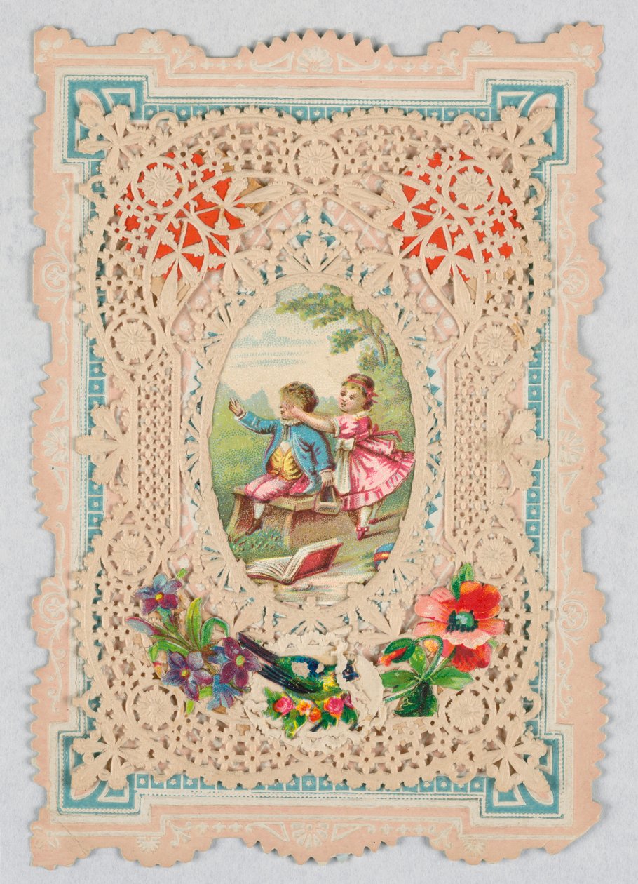 Üdvözlőlap (Anglia vagy Egyesült Államok), 1870-80 alkotó: Unknown artistUnknown artist