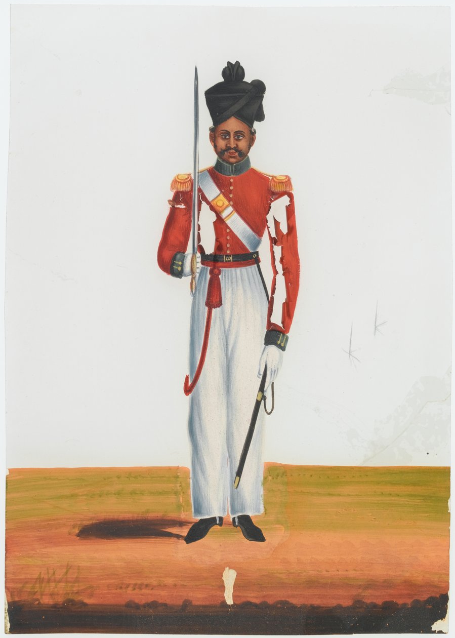 2. Martin zászlóalj Subadar, Madras Hadsereg alkotó: Unknown artist
