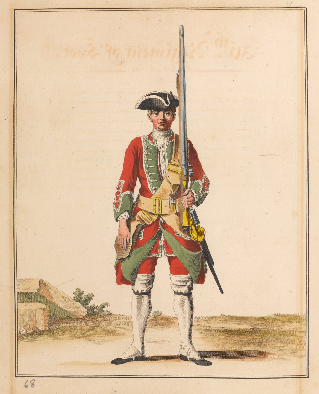 36. gyalogezred, 1742 körül alkotó: Unknown artist