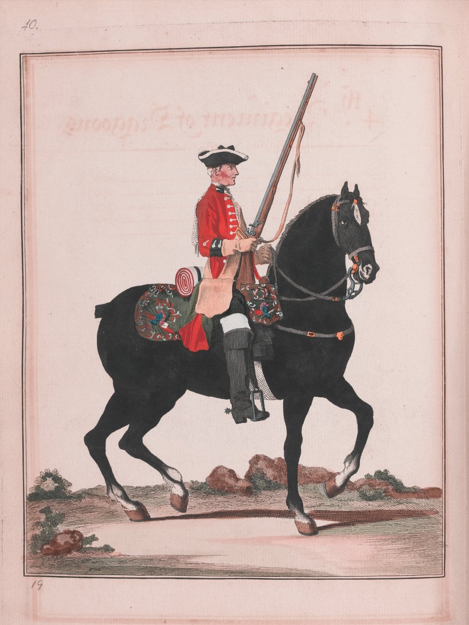 „4. dragonyosezred” (metszet) alkotó: Unknown artist