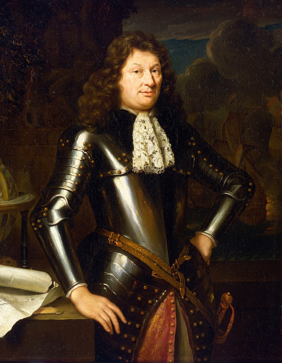 Holland tengerészkapitány, 1690-1704 körül, olaj, vászon, a holland iskola alkotása alkotó: Unknown artist