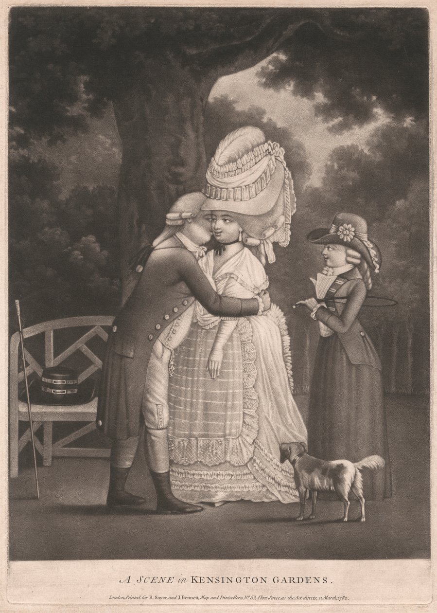 Jelenet a Kensington Gardensben alkotó: Unknown artist