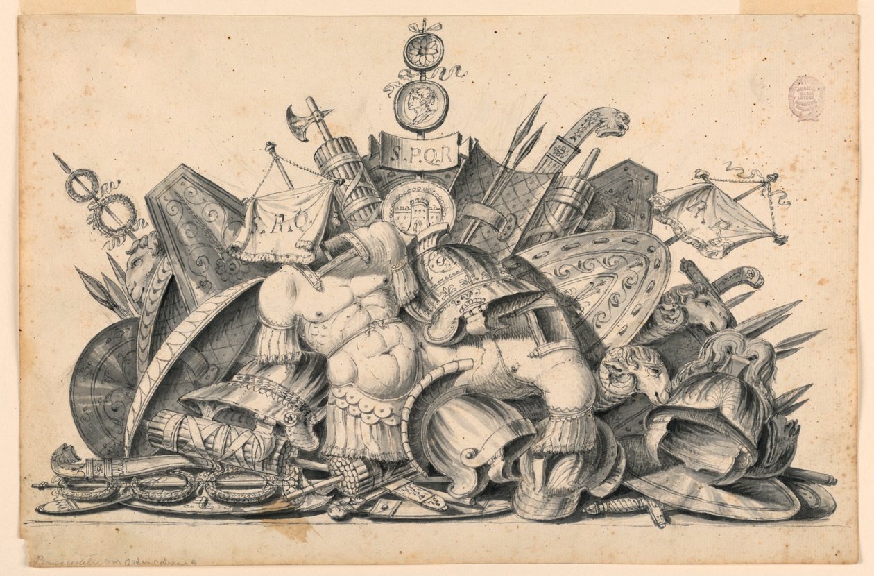 A festészetben végrehajtandó fegyverek trófeája alkotó: Unknown artist