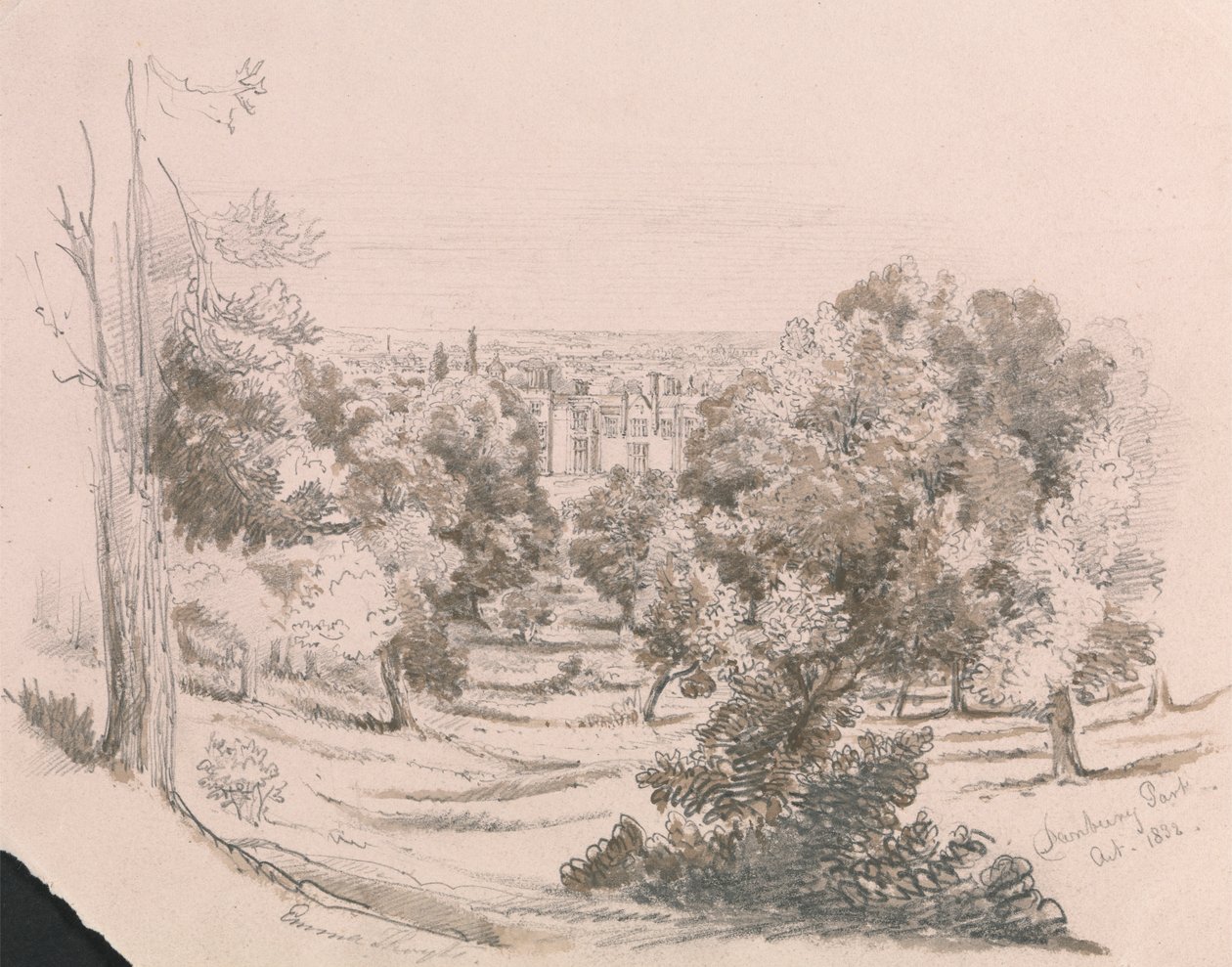 Kilátás a Danbury Parkra alkotó: Unknown artist