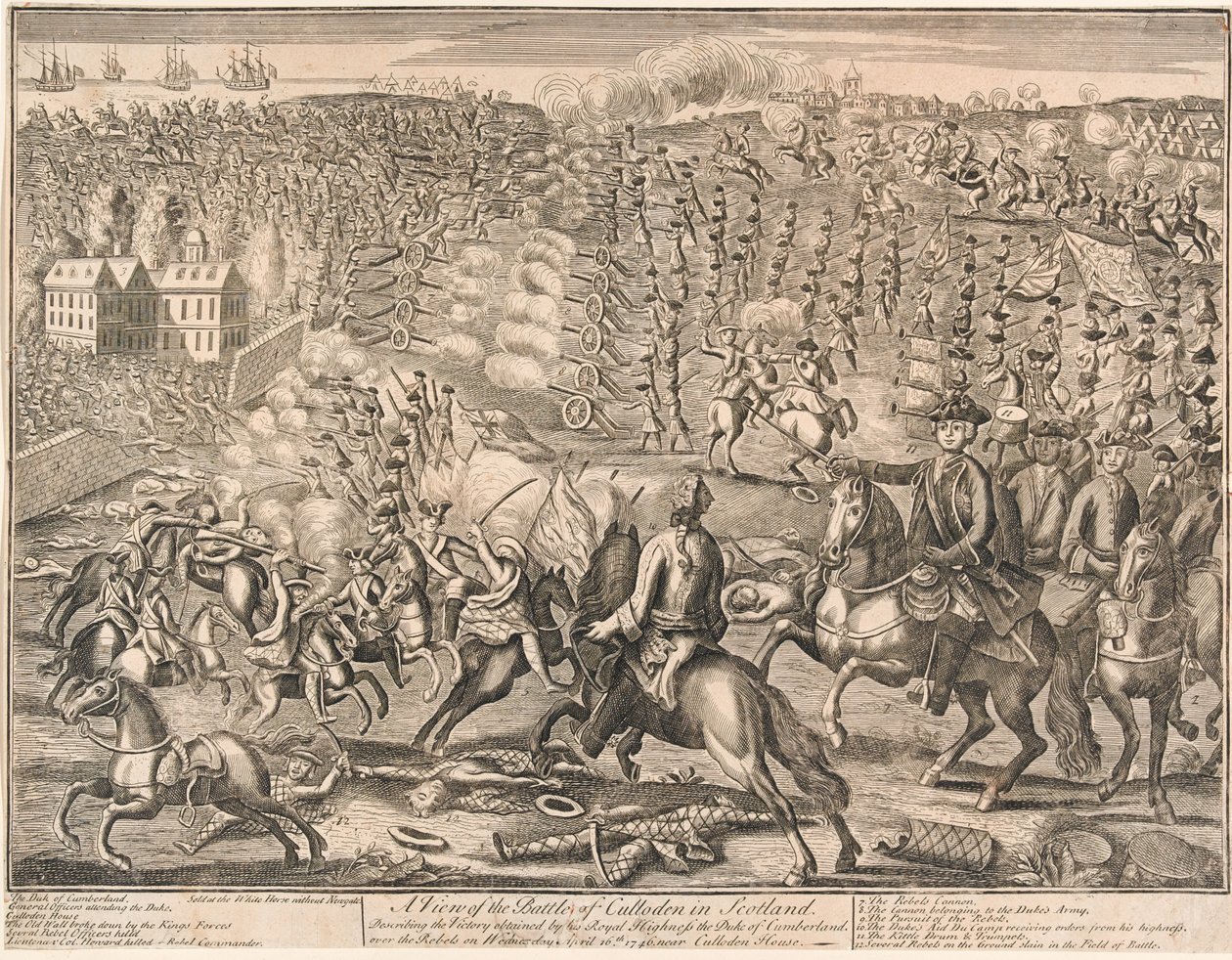 ?A skóciai cullodeni csata látképe?, 1746 alkotó: Unknown