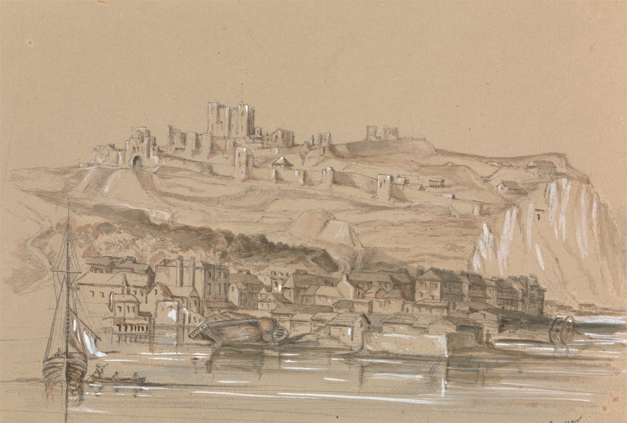 Kilátás Dover városára alkotó: Unknown artist