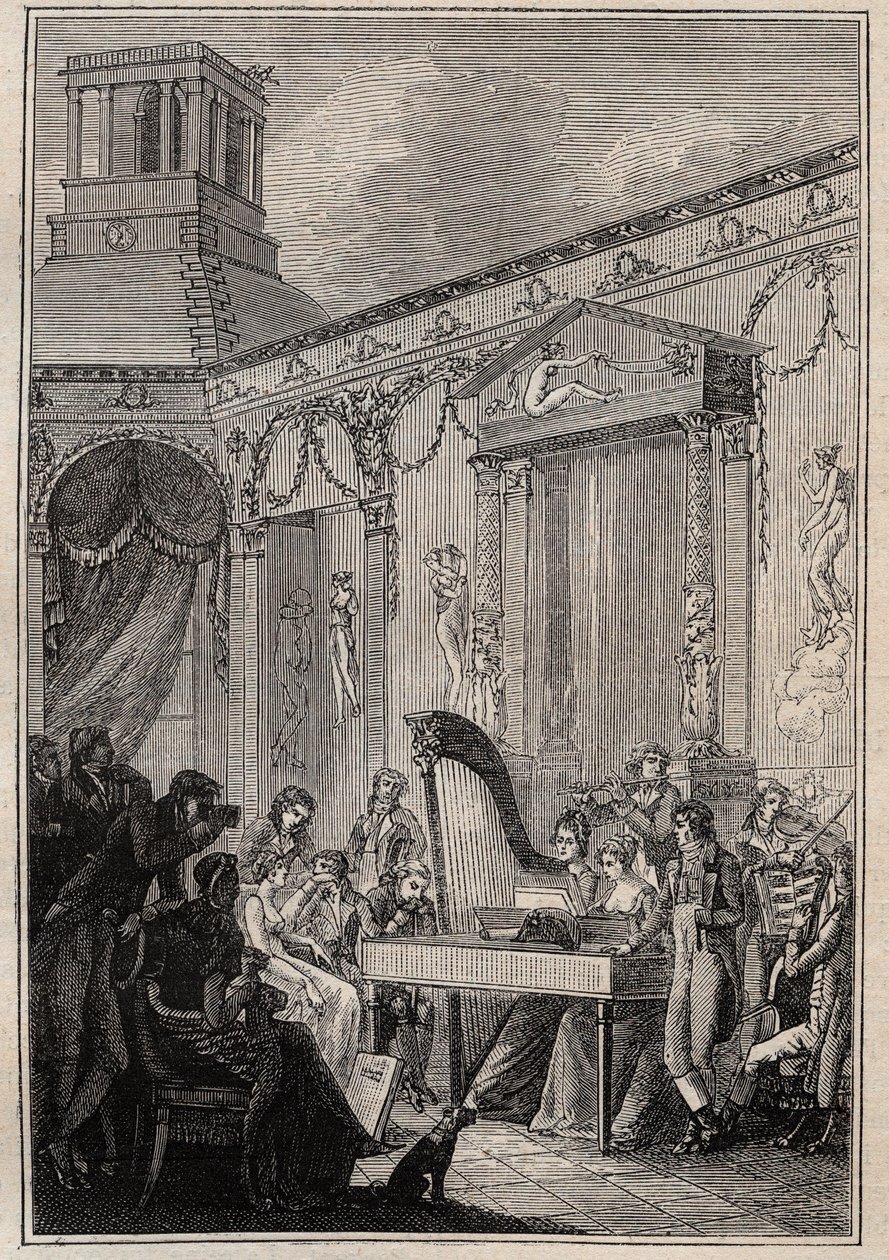 Pierre-Jean Garat (Pierre Jean) 1762-1823 francia zenész és baritonénekes koncertje alkotó: Unknown artist