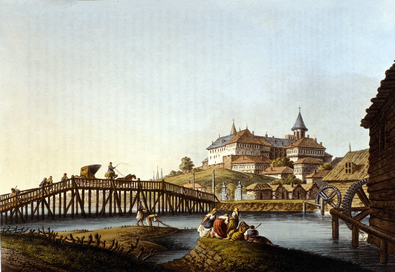 Egy utca Bukarestben alkotó: Unknown artist