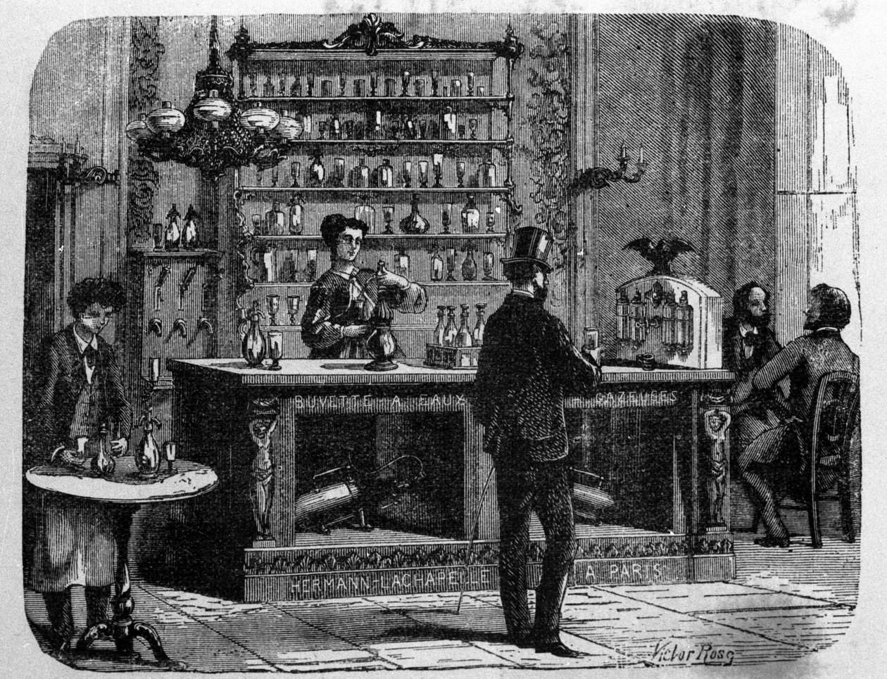 Egy vízkereskedő a Seltz-től (szénsavas víz) (ivóvíz). alkotó: Unknown artist