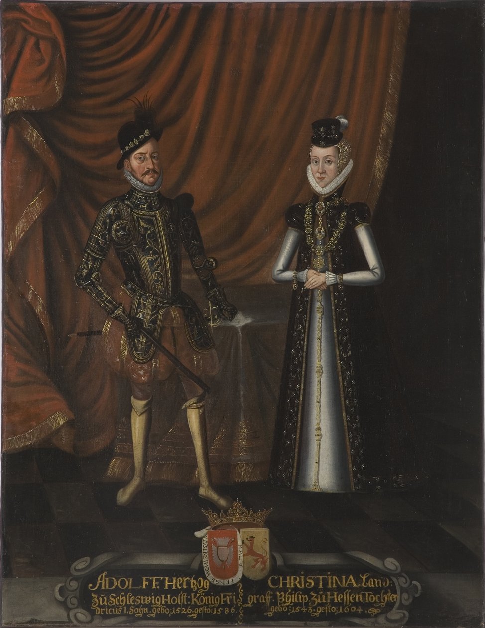 Adolphe de Holstein Gottorp és Christine de Hesse – Holstein-Gottorp Adolf herceg alkotó: Unknown artist
