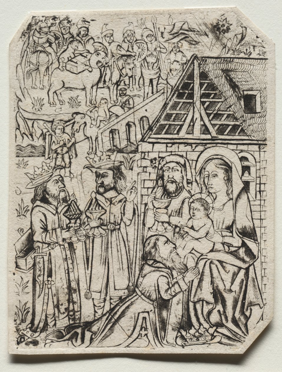 A mágusok imádása alkotó: Unknown artist