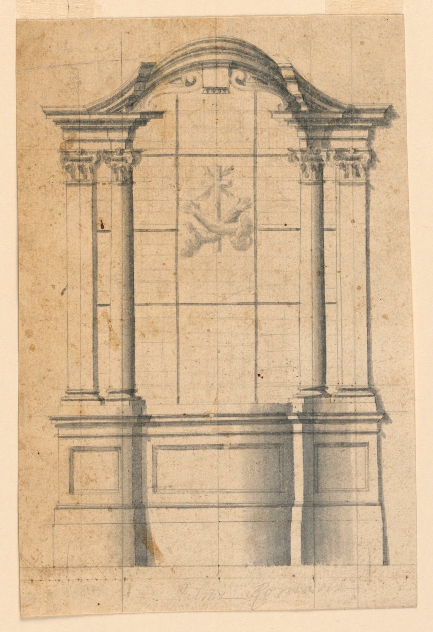 Aedicule címerrel alkotó: Unknown artist
