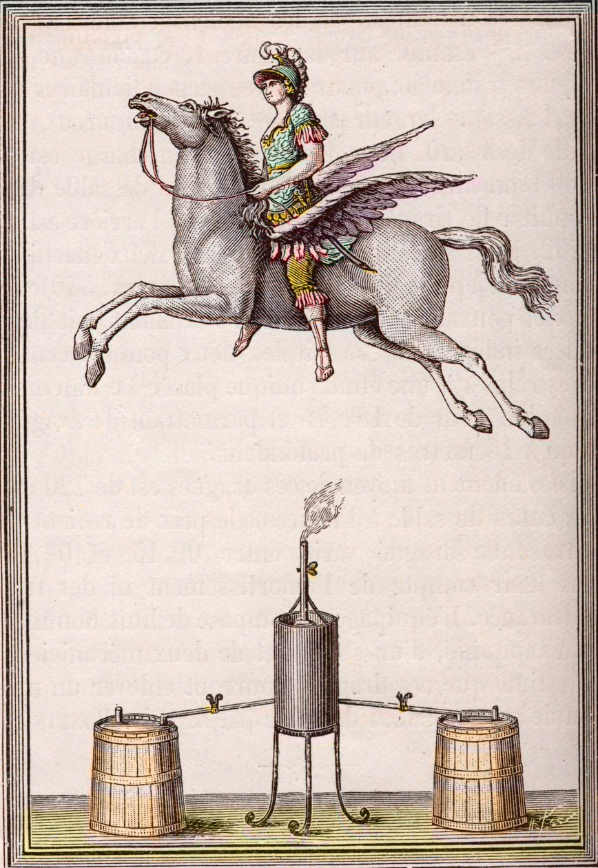 6 láb 8 hüvelyk hosszú, 9 láb 6 hüvelyk magas aerosztatikus figura, amelyet az Enslen fivérek készítettek (Christian Gottfried alkotó: Unknown artist