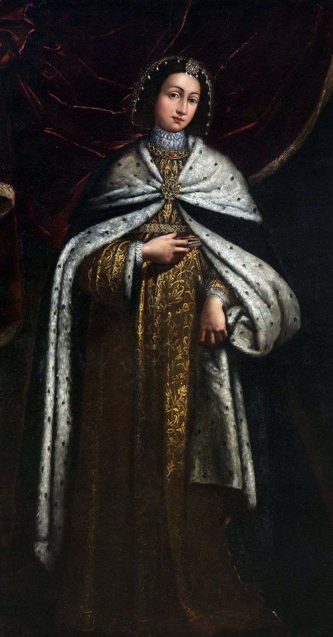 Faucigny Ágnes (morte en 1268), II. Péter Savoyai gróf felesége (Pierre II de Savoie) - Anonymous - 17. század - Olaj, vászon alkotó: Unknown artist