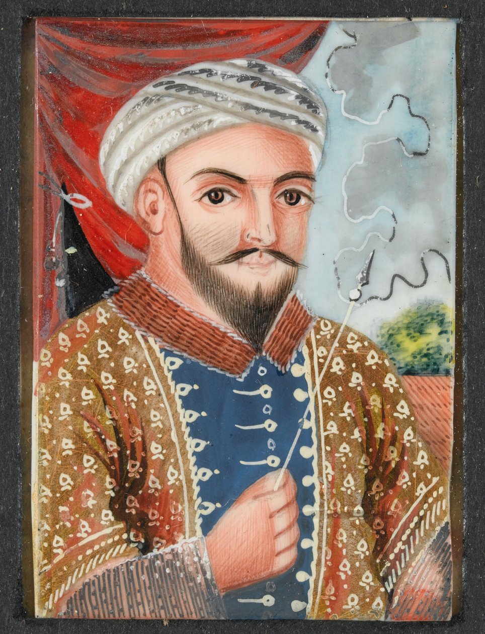 "Akbar Khan, Dost Mohammed, Afganisztán uralkodójának fia" alkotó: Unknown artist