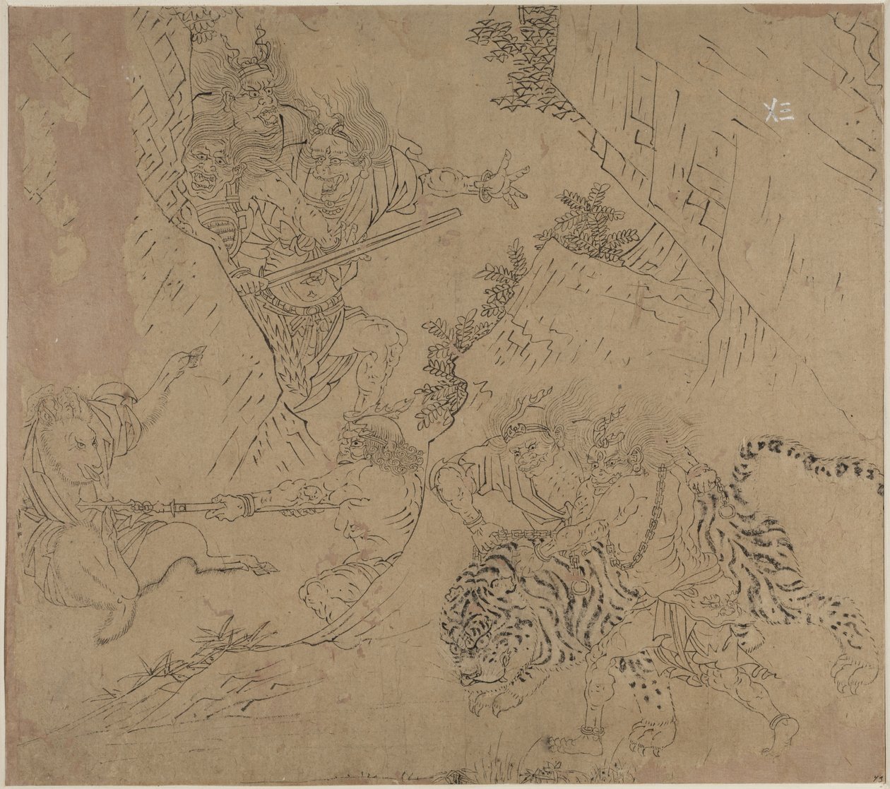 Album taoista és buddhista témákról: Kutasd a hegyet: Leaf 43 alkotó: Unknown artist