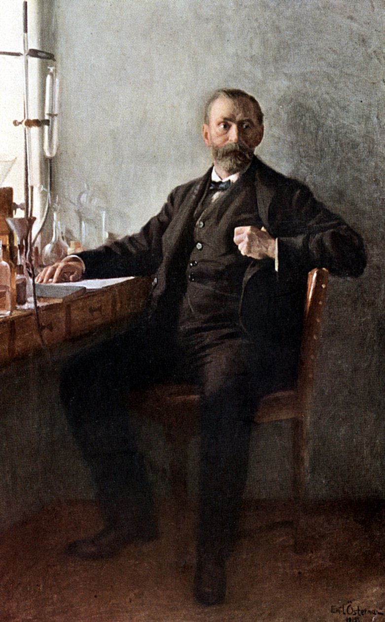 Alfred Nobel (színes litó) alkotó: Unknown artist