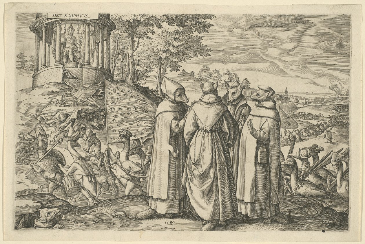 Allegória Alva hercegének brielle-i vereségéről alkotó: Unknown artist