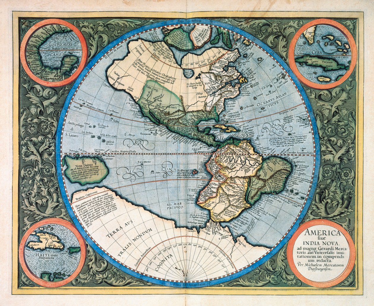 Amerika vagy India Nova, az "Atlas"-ból alkotó: Unknown artist