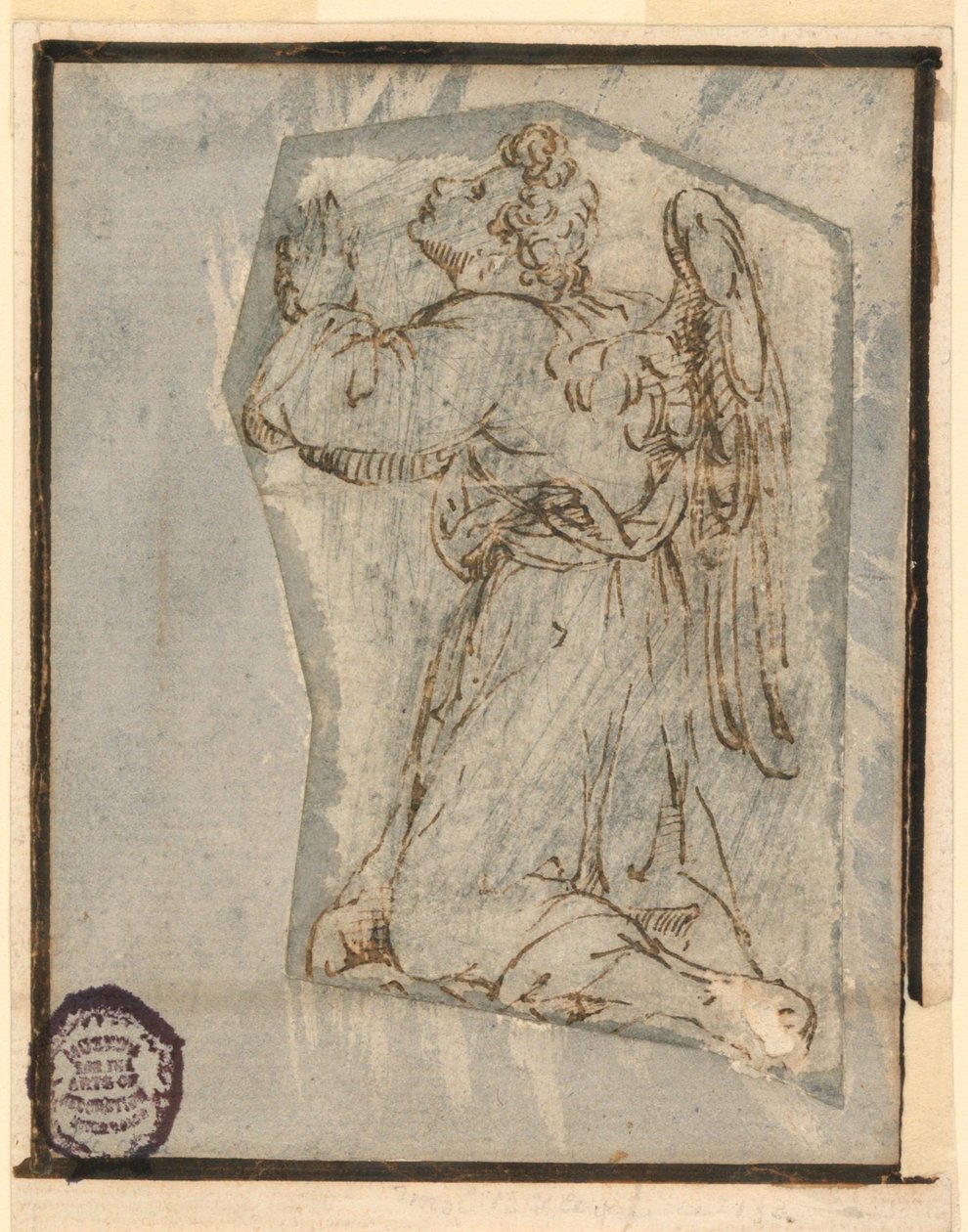 Egy imádó angyal alkotó: Unknown artist
