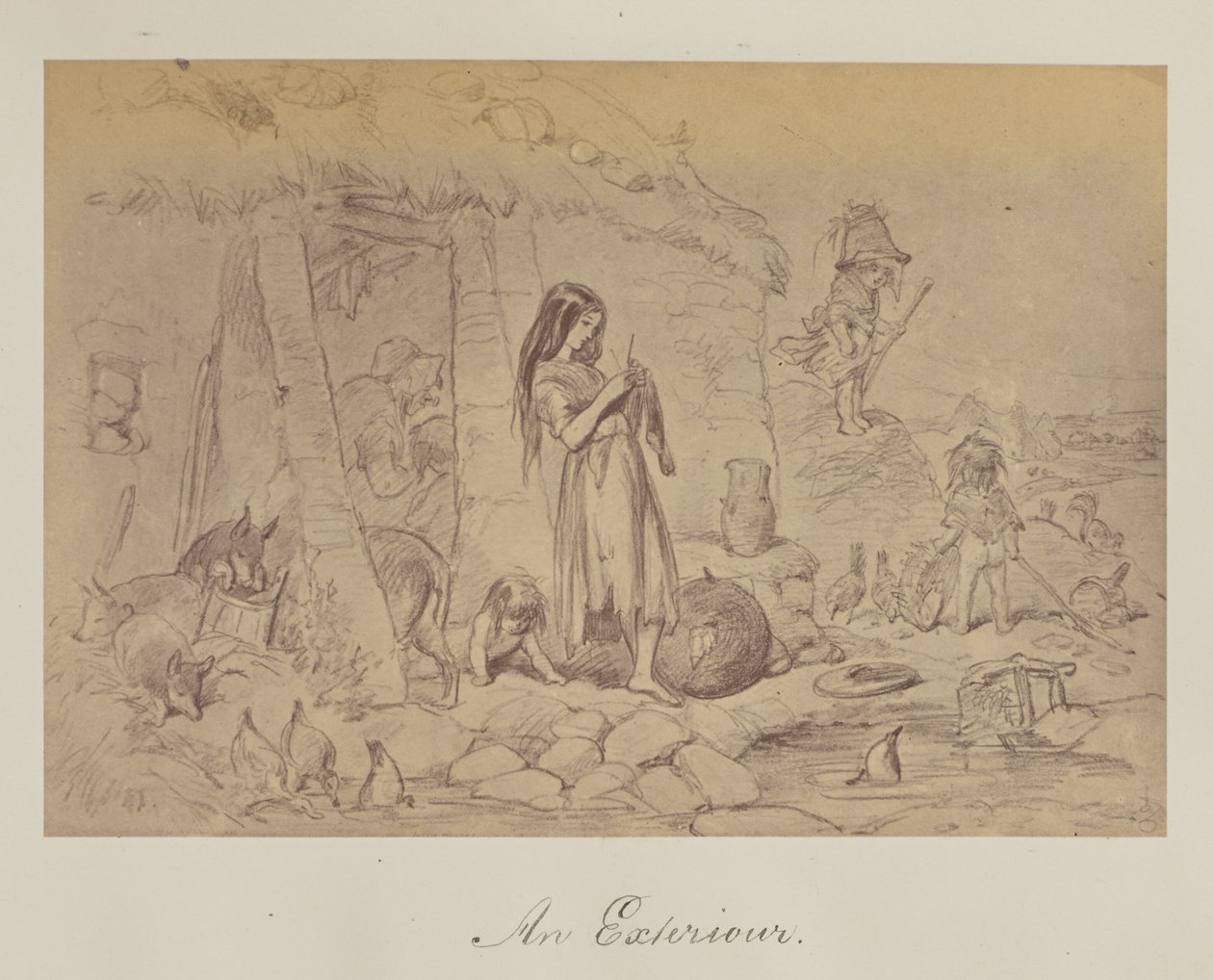 An Exteriour (sic). alkotó: Unknown artist