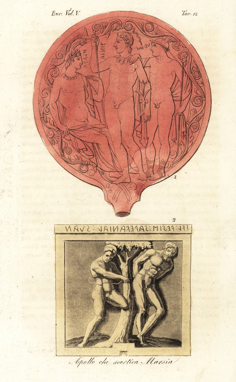 Apollón ősi etruszk alakjai alkotó: Unknown artist